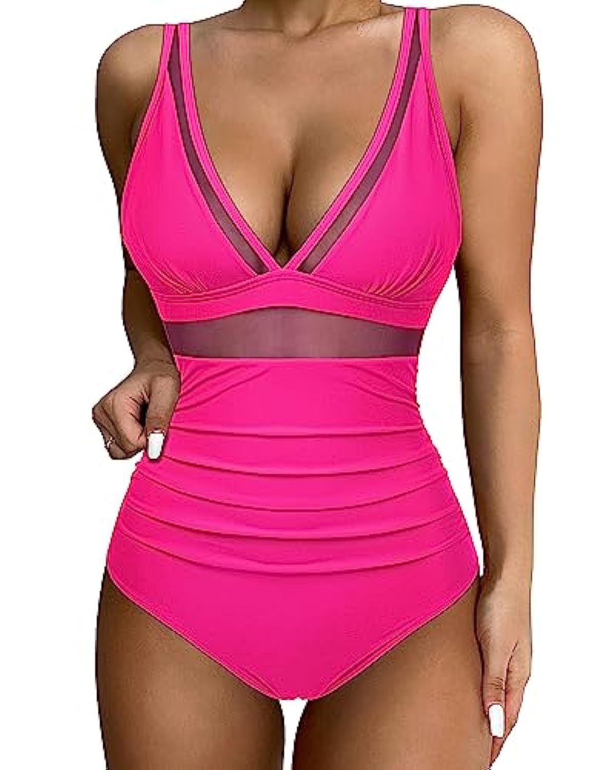 🏖️ Pre-Summer Sale 50% OFF🏝️Mesh Tummy Control Swimsuit🏝️3