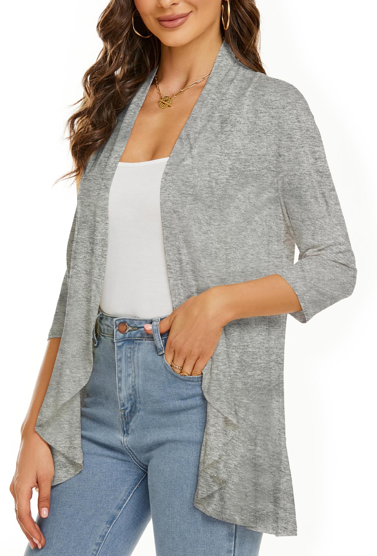 Women's Casual Lightweight Open Front Cardigans
