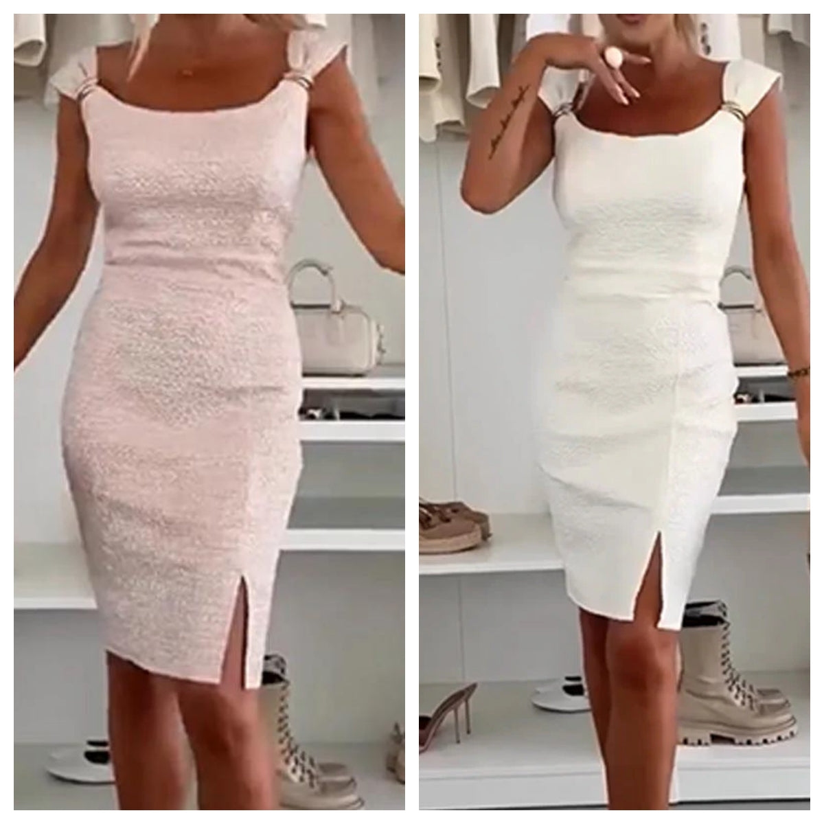 💕Limited Sale 50% OFF💕Women’s Elegant Bodycon Dress with Side Slit