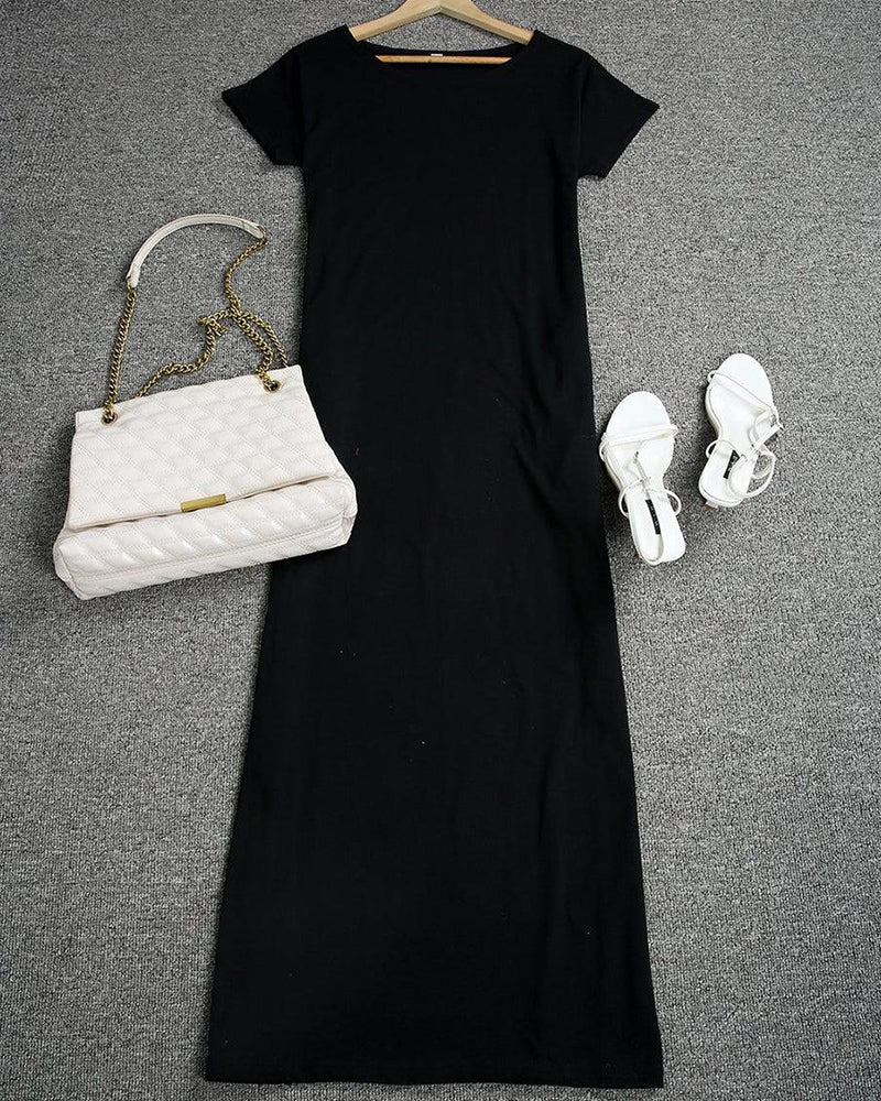 🔥Last Day Special 60% OFF💃Women's Off-Shoulder Batwing Sleeve Maxi Lounge Dress