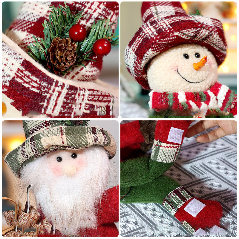 Christmas Doll Curtain Tiebacks