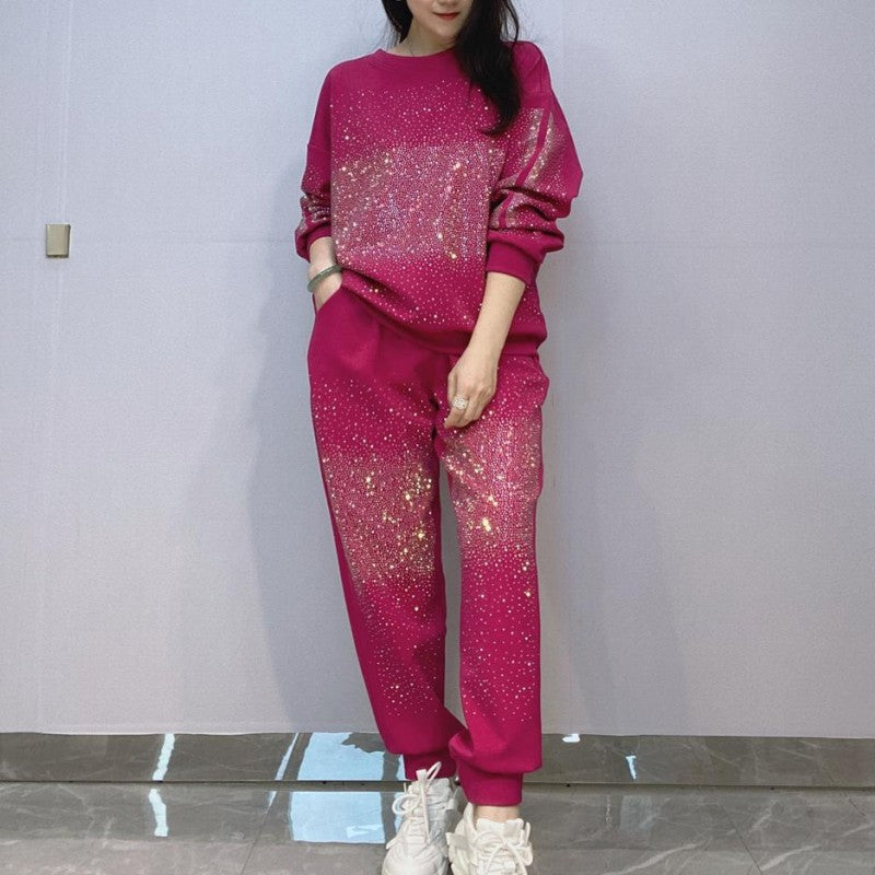 ๐๐๐ฅ๐๐๐ค ๐
๐ซ๐ข๐๐๐ฒ ๐๐๐ฅ๐ ๐Women's Fashion Shiny Oversized 2-Piece Set