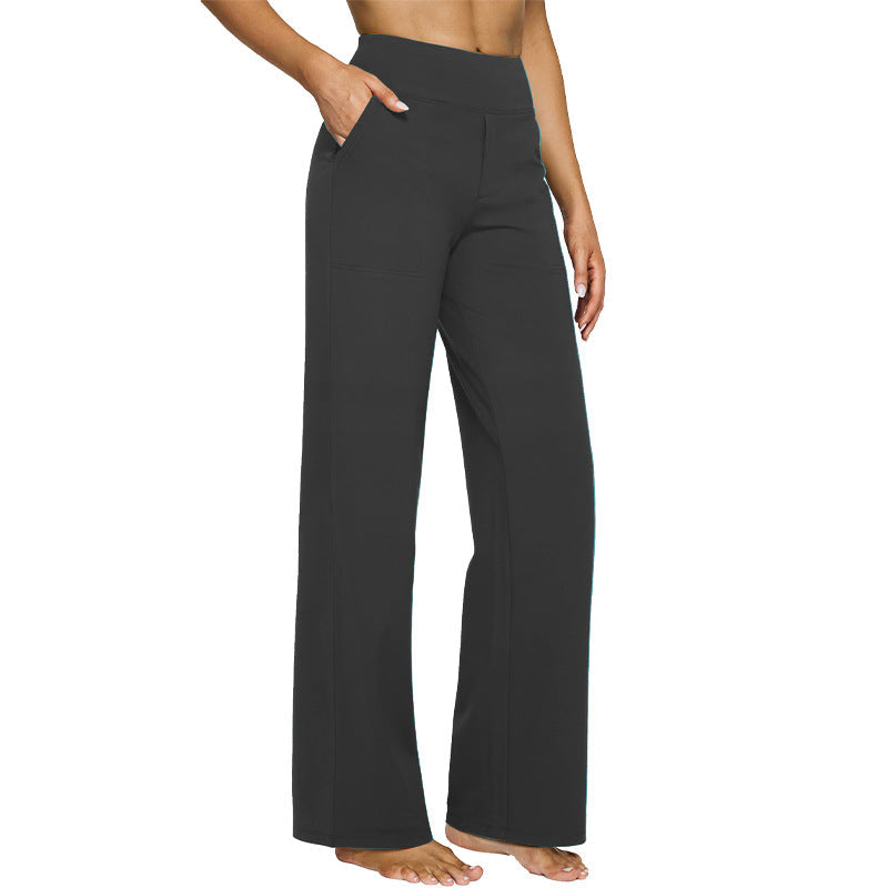 ☀️Summer offer! 😍Women's high-waisted stretch yoga pants in a solid color