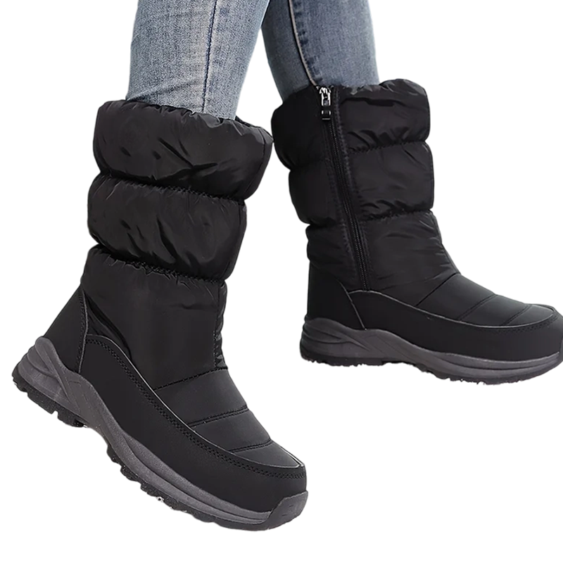 Women's Ultra-Warm Faux Fur Lined Snow Boots