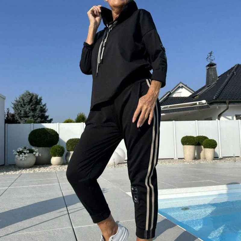 đ„Hot Sale Deals-Womenâs Hooded Jacket & Drawstring Pants Set