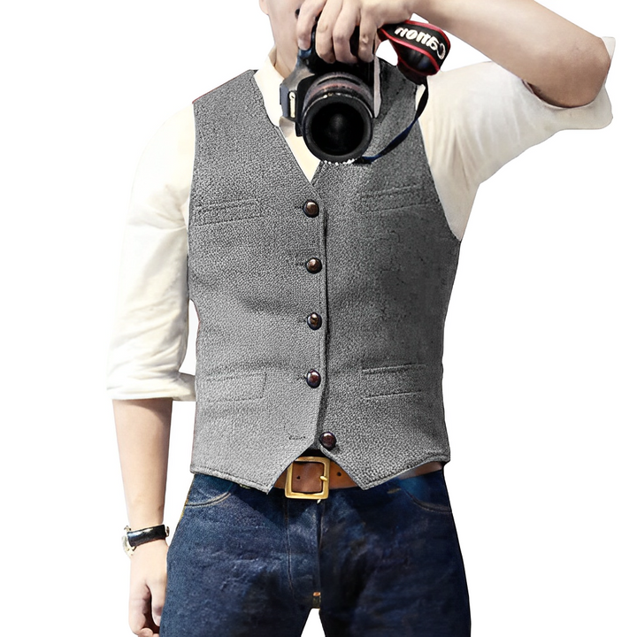 🔥Hot Sale Deals-Men's Slim Fit Casual Business Vest