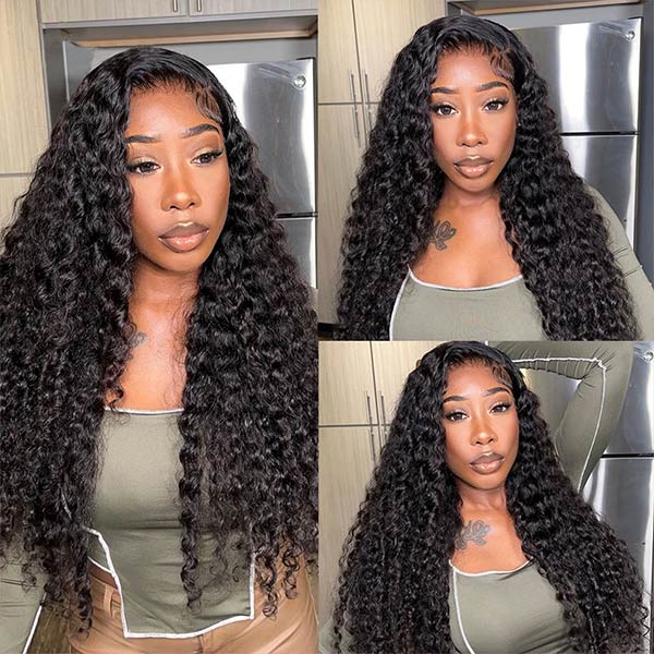 ISEE HAIR Human Hair Crochet Extensions Miracle Knots Pre-Separated 50g/Pack – Knotless Boho Braids, 4-5 Packs for Full Head, Multiple Curly & Wave Textures