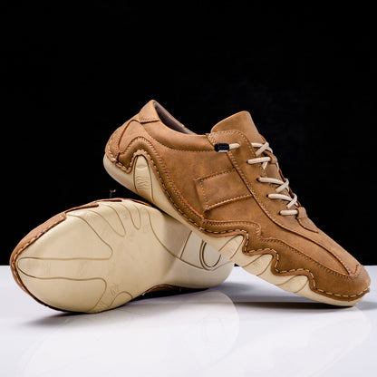 Handmade Leather Casual Flat Men's Shoes
