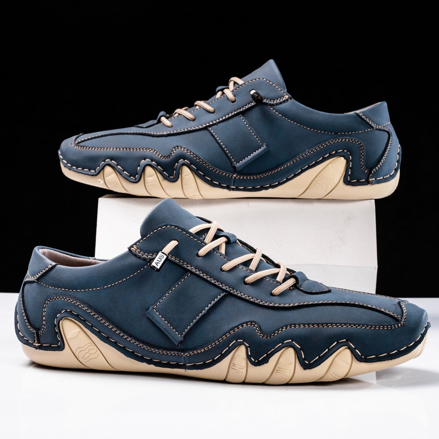 Handmade Leather Casual Flat Men's Shoes