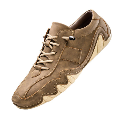 Handmade Leather Casual Flat Men's Shoes