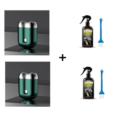 🎁Buy 1 Get 1 Razor Cleaning Liquid Free ⏳Men's Mini Razor Rechargeable Waterproof Compact Electric Razor