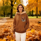 💖CHRISTMAS SALE 50% OFF!!🎁Cute Highland Cow Cozy Fleece-Lined Hooded Sweatshirt