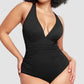 🏖️Last Day Special Price ￡12.99!!🔥Smart Sculpt Plunge Swimsuit Flatter Your Figure💕