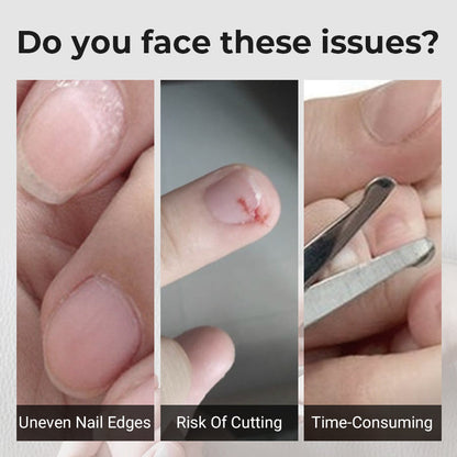 🎁 Hot Sale 49%OFF🔥3 in 1 Automatic Electric Nail Clipper with Polishing【Safe and convenient】