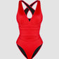 🏖️Last Day Special Price ￡12.99!!🔥Smart Sculpt Plunge Swimsuit Flatter Your Figure💕