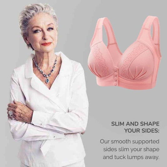 🔥Last Day Buy 1 Get 1 free🔥-Front button Breathable skin-friendly cotton bra