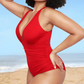 🏖️Last Day Special Price ￡12.99!!🔥Smart Sculpt Plunge Swimsuit Flatter Your Figure💕