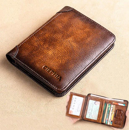 🔥Hot Sale 49% OFF 💰Multi-functional RFID Blocking Waterproof Durable Genuine Leather Wallet🎁