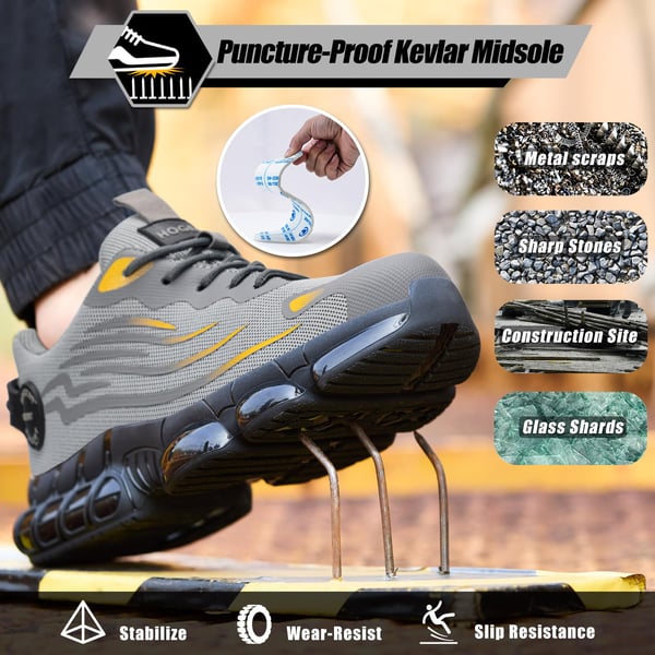 🔥NEW ARRIVAL LIMITED TIME OFFER🔥Knob Anti-Smash Anti-Slip Safety Sneakers