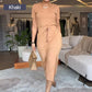 ⏳Limited Time 49% Off💥Women's V-Neck Top and Skirt Set
