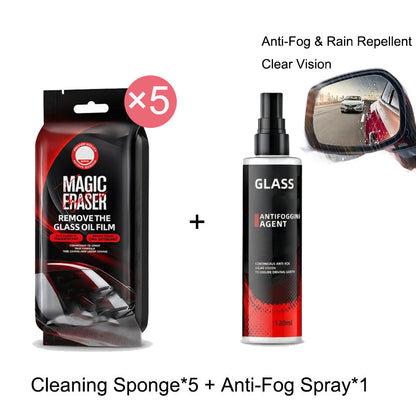 Car Glass Film Magic Cleaning Sponge