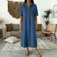 👗 49% OFF NOW! 👖 Casual Pocket Denim Midi Shirt Dress – Soft denim & relaxed fit – Functional pockets, perfect for everyday casual – comfortable and versatile ✨🌸