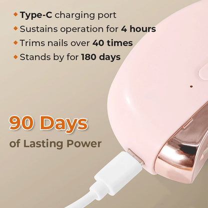 🎁 Hot Sale 49%OFF🔥3 in 1 Automatic Electric Nail Clipper with Polishing【Safe and convenient】