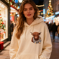 💖CHRISTMAS SALE 50% OFF!!🎁Cute Highland Cow Cozy Fleece-Lined Hooded Sweatshirt