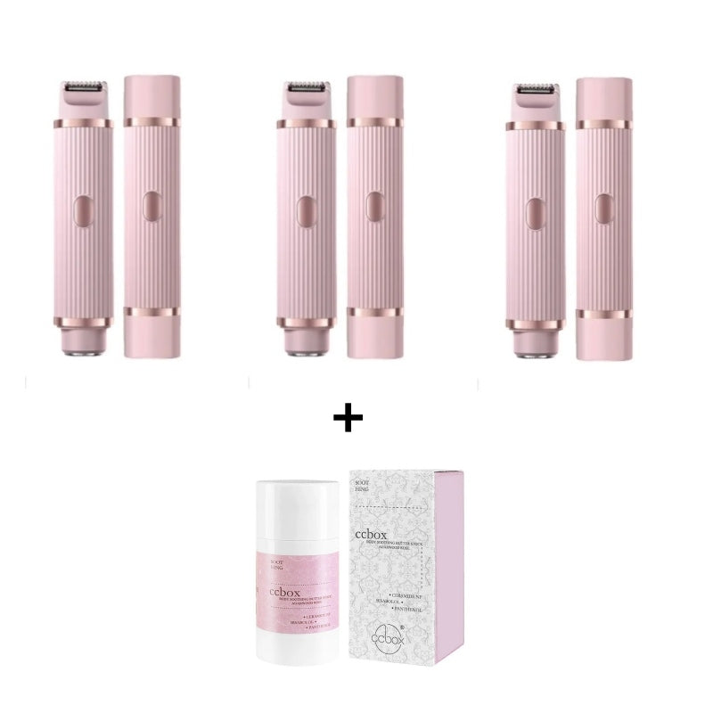 💥Buy Shaver and Get Pore Shrinking Essence Stick Free💖Comfort 2 in 1 Electric Lady Shaver