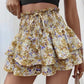 🌸Lightweight Slimming Floral Ruffle Tiered Skirt✨