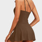 ⛱️⛱️Last Day Sale 49% OFF🔥One Shoulder Skirted One Piece Swimsuit
