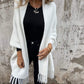 🥰Women's Long Sleeve Casual Tassel Shawl Coat