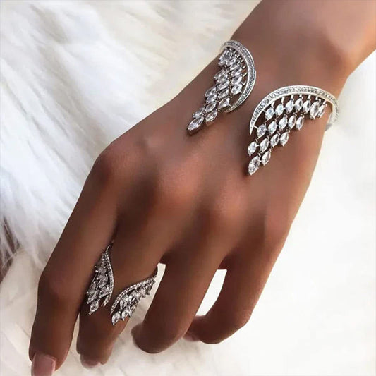 🔥Angel Wings Bracelet / Ring🎁 Last Day Promotion 50% OFF 🔥