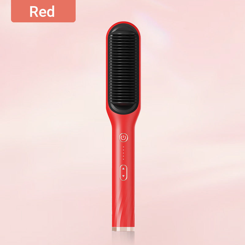 ✨Last Day Special Price £18.99!!💥Negative Ion Hair Straightener Styling Comb💇‍♀