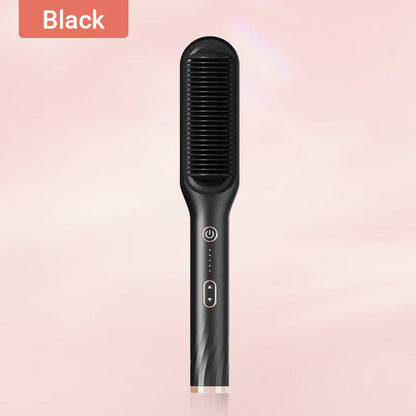 ✨Last Day Special Price £18.99!!💥Negative Ion Hair Straightener Styling Comb💇‍♀