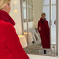 🔥🎅early christmas sale 49% off🎄Solid Color Pleatd Midi Swing Dress