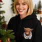 💖CHRISTMAS SALE 50% OFF!!🎁Cute Highland Cow Cozy Fleece-Lined Hooded Sweatshirt