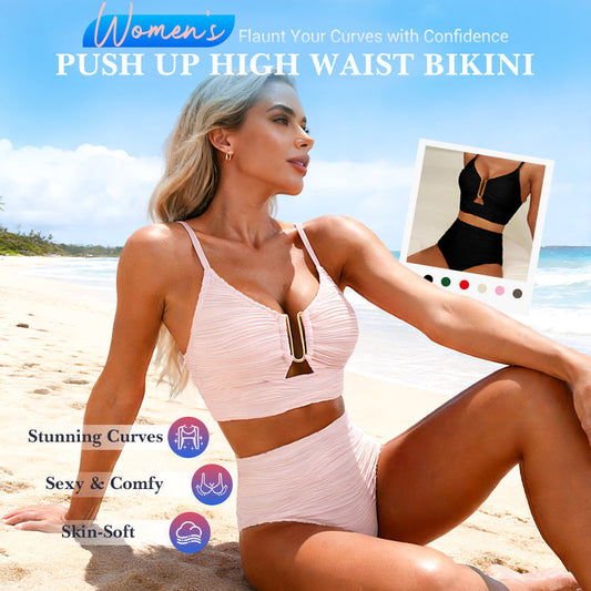 🎉 This Week's Special Offer – 25% off ✨ Women's High-Waisted Push-Up Bikini