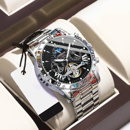 ⌚💧Swiss Brand New Waterproof Automatic Mechanical Watches