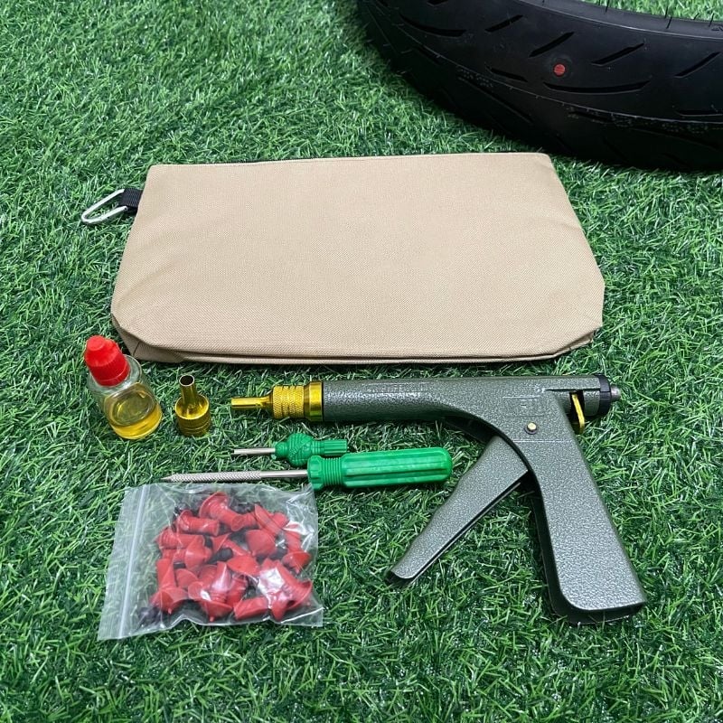 RapidPlug 2.0™ Tubeless Tire Plugger Repair Kit on Car, Motorcycle, ATV, Jeep, Truck, & Tractor