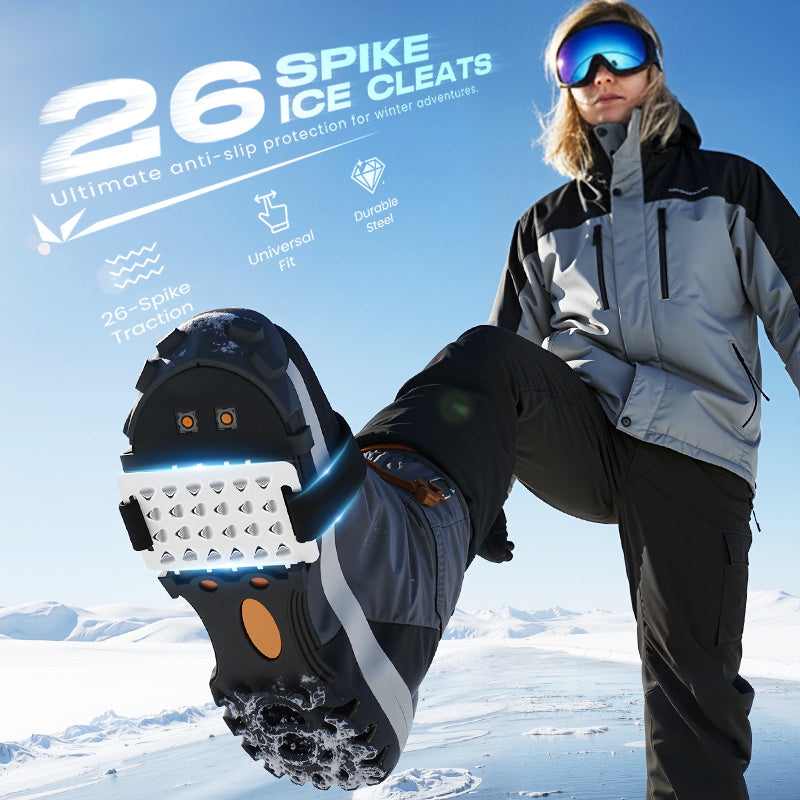 ❄️Durable Anti-Slip Ice Cleats Set for Shoes