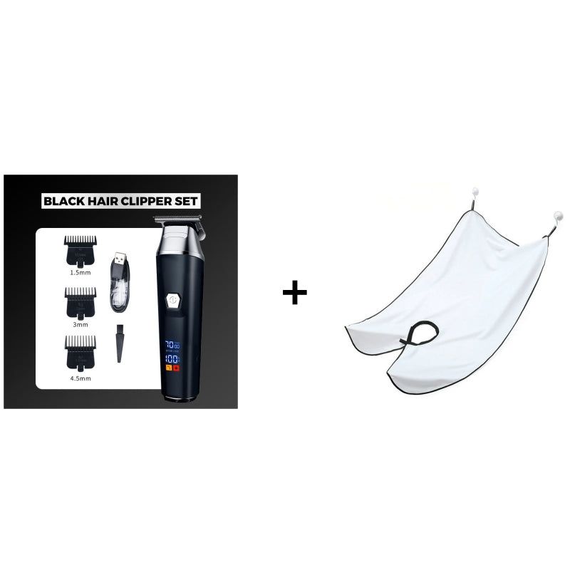 Household Digital Display Professional Electric Hair Clipper Set