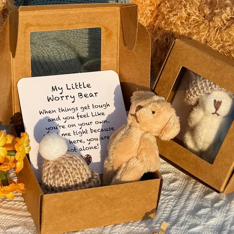 🐻LAST DAY Buy 2 Get 1 Free🎁Handmade Mini Plush Teddy Bear in Box