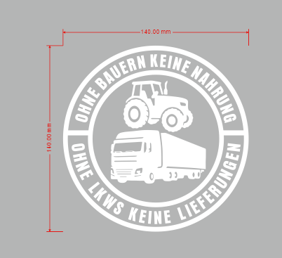 ⚡⚡50% OFF!!! 🚜Car Decal: 🌾No farmers, no food - no trucks, no deliveries🚛