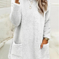 Pocket Crew Neck Casual Warm Long Sleeve T-Shirt Dress