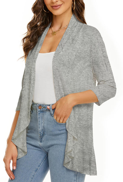 Women's Casual Lightweight Open Front Cardigans