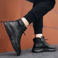 High quality high boots leather shoes