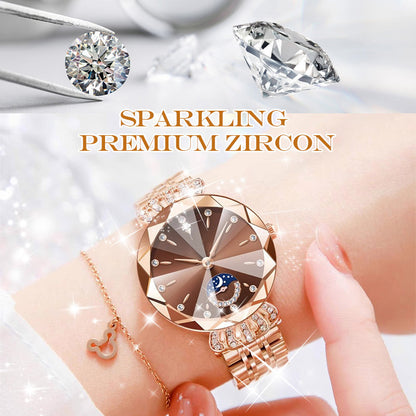 🎀49%OFF New Year Sale🎀Fashionable Diamond Moon Star Watch for Women
