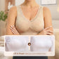 Wireless Full-Coverage Bra – Breathable Mesh & Wide Straps