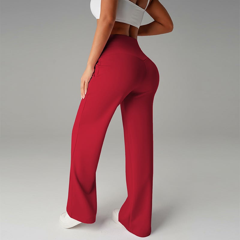 💗LAST DAY SALE 68% OFF⚡50K+ SOLD💕Women's Plain Loose Straight Leg Pants